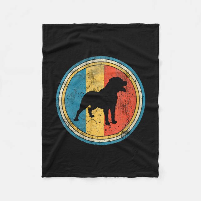 Cobertor De Velo Mulheres Rottweiler Cachorro Incomodado (Frente)