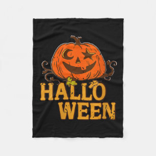Cobertor De Velo Mulheres sorrindo Pumpkin Moon Star Olhos Hallowee