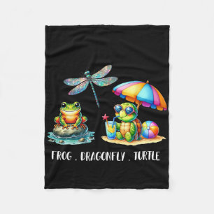 Cobertor De Velo Mulheres Sutil Sapo Humor Político Dragonfly Turtl