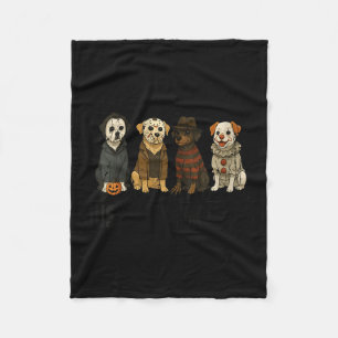 Cobertor De Velo Mulheres Um Pata Assustadora Halloween Cachorro Ha