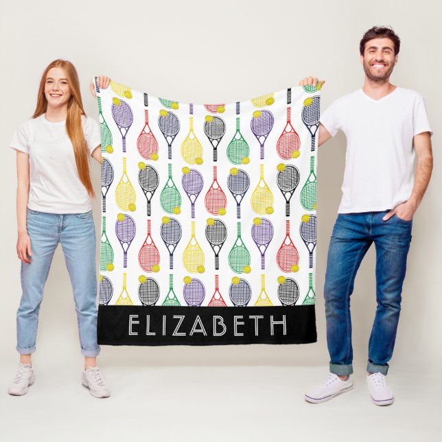 Cobertor De Velo Multi| Nome ou monograma personalizado Tênis branc (In Situ)