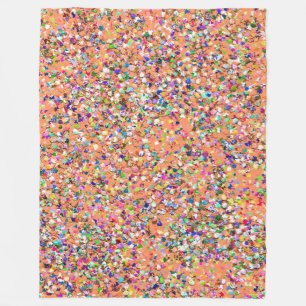Cobertor De Velo Multicolor Mosaic Modern Grit Glitter #5