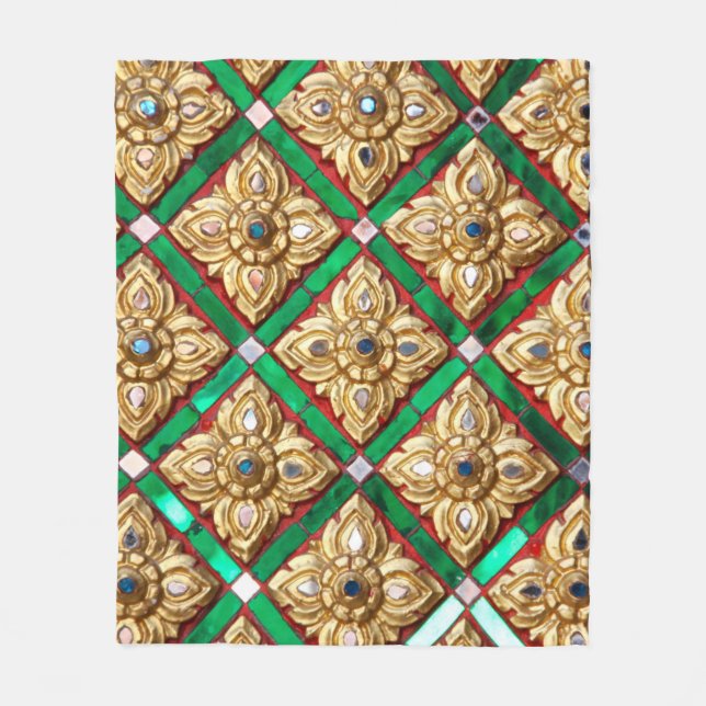 Cobertor De Velo Muro de dentro de padrão tailandês da templethaili (Frente)