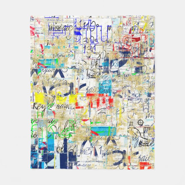 Cobertor De Velo Muro de grafite. Grunge wallart,street,backgr (Frente)