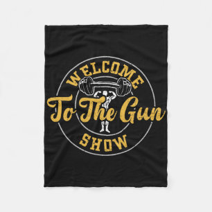 Cobertor De Velo Musculação Bem-vindo ao Show de Armas - Frases de