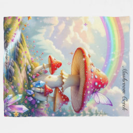 Cobertor De Velo Mushroom Creek Fleece Blanket