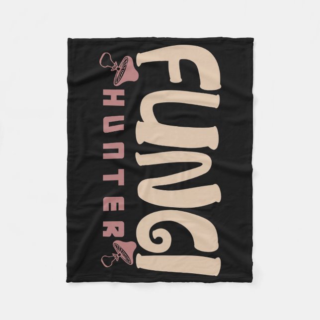 Cobertor De Velo Mushroom Hunter Fungi Hunter Mushroom (Frente)