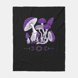 Cobertor De Velo Mushroom Whimsigoth Vibes