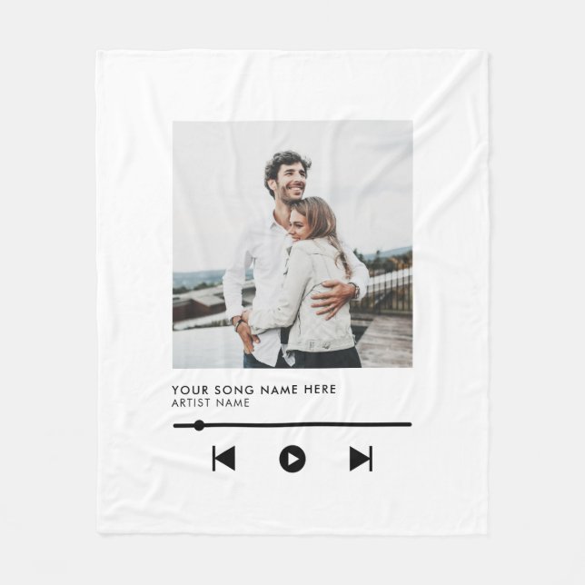 Cobertor De Velo Música Casal Love Song (Frente)