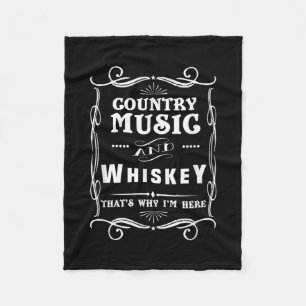 Cobertor De Velo Música country e uísque É por isso que estou aqui