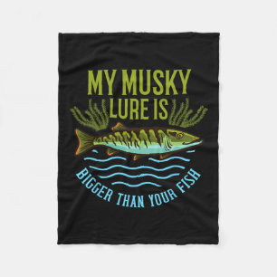 Cobertor De Velo Musky Fisheries Gift Muskie Lure Muskellunge