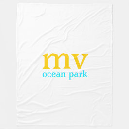 Cobertor De Velo MV Ocean Park Fleece Blanket