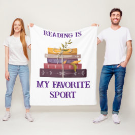 Cobertor De Velo My favorite sport is reading