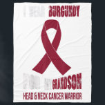 Cobertor De Velo My Grandson My head Neck Cancer Warrior Gift<br><div class="desc">My Grandson My head Neck Cancer Warrior Gift</div>