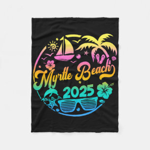 Cobertor De Velo Myrtle Beach 2025 Family Vacation Beach Matching G