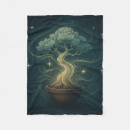 Cobertor De Velo Mystical Bonsai Spirit Throw Blanket - Encantado
