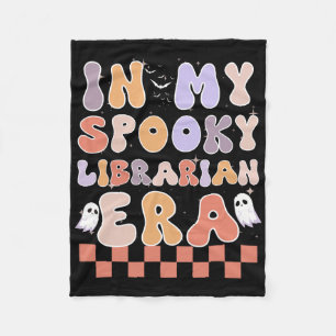 Cobertor De Velo Na Minha Biblioteca Spookarian Era Ghost Halloween