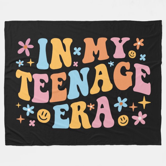 Cobertor De Velo Na Minha Época De Adolescência Eu (Frente (Horizontal))