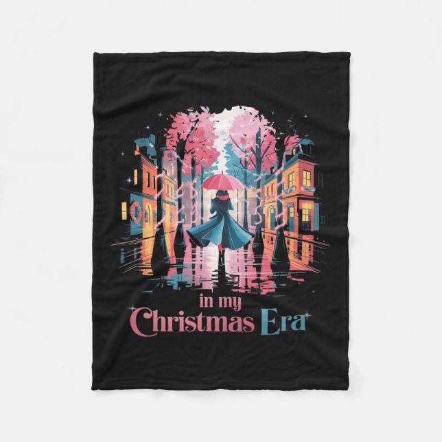 Cobertor De Velo Na minha época de Natal, Festa de Amor. (Frente)