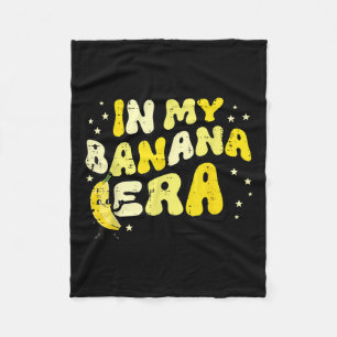 Cobertor De Velo Na Minha Era Banana, Groovy Funny Fruta Meme