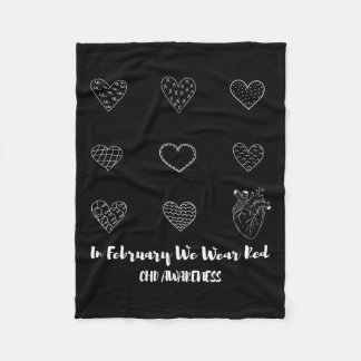 Cobertor De Velo Na Minha Era Do Guerreiro Cardíaco Sensibilização 