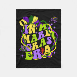 Cobertor De Velo Na Minha Era Mardi Gras - Símbolo Fleur-de-lis Fes