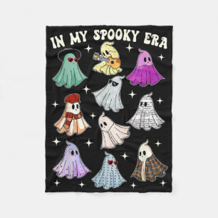 Cobertor De Velo Na Minha Era Spooky Groovy Ghost Halloween Engraça