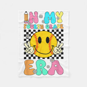 Cobertor De Velo Na Minha Suave Quarta Série Era Retro Sorriso Face