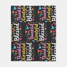 Cobertor De Velo Na moda abençoado, Grata Ação de Graças