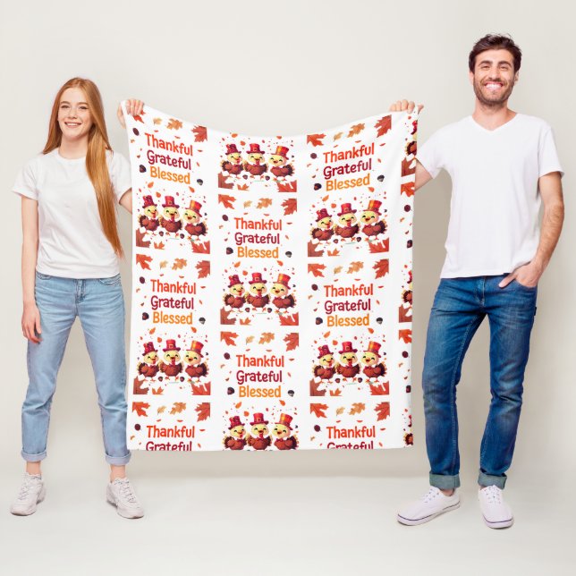 Cobertor De Velo Na moda abençoado, Grata Ação de Graças (In Situ)