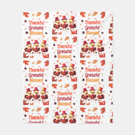 Cobertor De Velo Na moda abençoado, Grata Ação de Graças