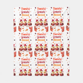 Cobertor De Velo Na moda abençoado, Grata Ação de Graças