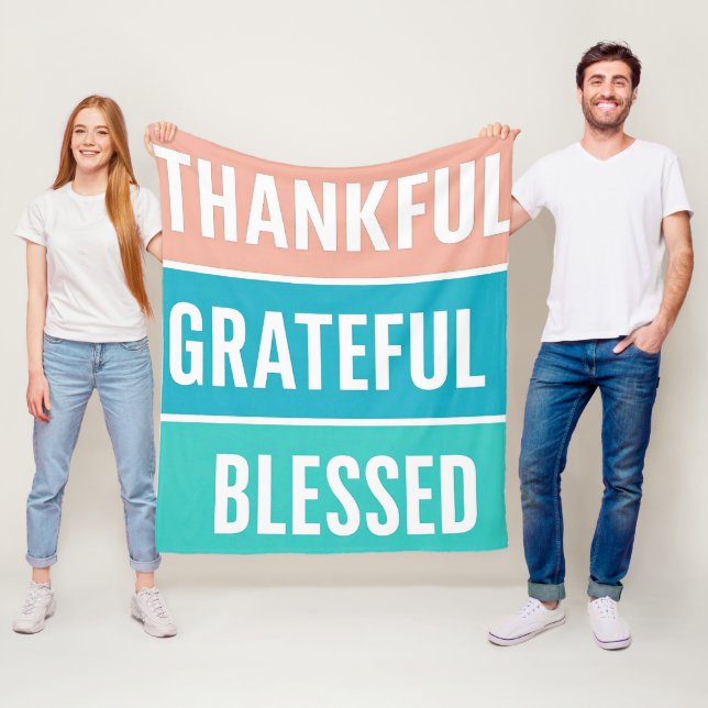 Cobertor De Velo Na moda abençoado, Grata Ação de Graças (In Situ)