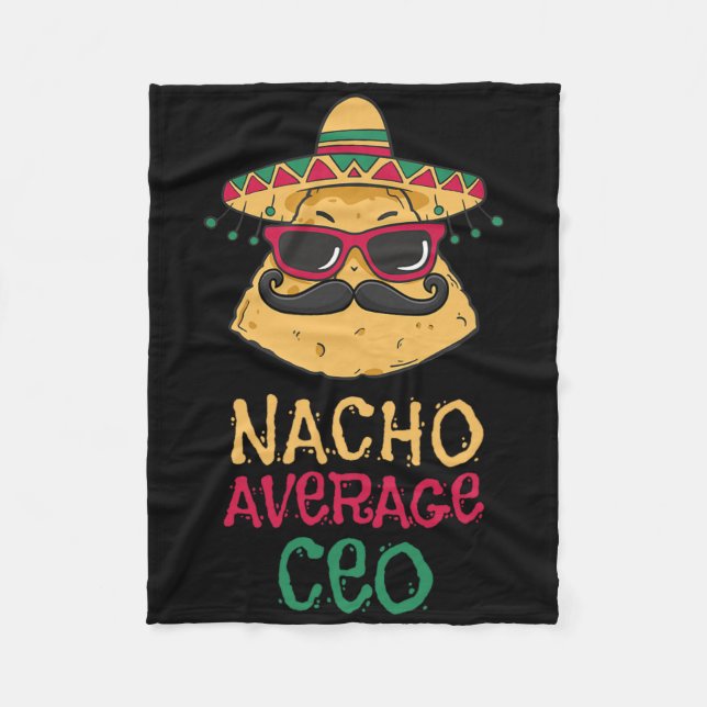 Cobertor De Velo Nacho Average Ceo Cinco De Mayo  (Frente)