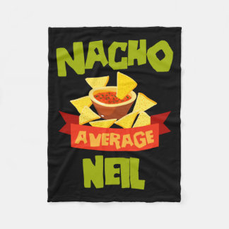 Cobertor De Velo Nacho Average Neil Aniversário Engraçado Personali