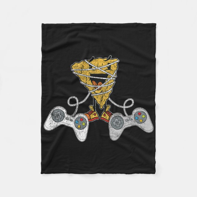 Cobertor De Velo Nacho Gaming Cinco De Mayo Funny Video-game Contro (Frente)