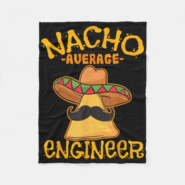 Cobertor De Velo Nacho Média de Professores de Engenharia de Engenh (Frente)