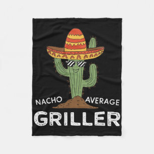 Cobertor De Velo Nacho Média Griller Cactus Churrasco Grill Humor