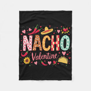 Cobertor De Velo Nacho Valentino Design Divertido de Sombrero e Tac