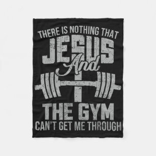 Cobertor De Velo Nada De Jesus E A Malhação Cristã De Gym Workou