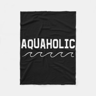 Cobertor De Velo Nadador Barco Aquaholic Natação Esportes Aquáticos