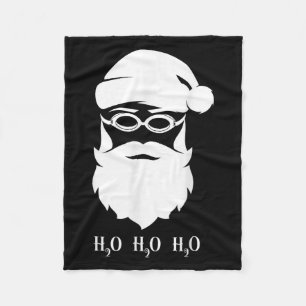 Cobertor De Velo Nadando Natal Papai Noel H20 Swimmer Xmas