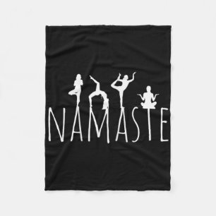 Cobertor De Velo Namaste Poses de Yoga Fitness Zen Roupas Femininas