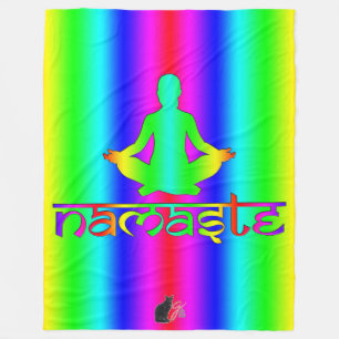 Cobertor De Velo Namaste Rainbow Intentions