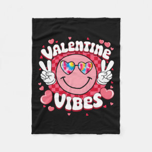 Cobertor De Velo Namorados Vibes Hippie Tie Dye Sungl Groovy Smilin