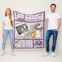 Nana I Love You Photo Floral | Texto do Script de
