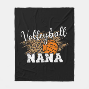 Cobertor De Velo Nana Leopard Diversão de Voleibol