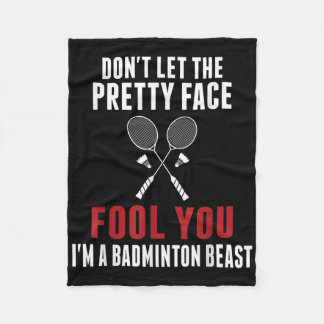 Cobertor De Velo Não Deixe a Cara Bonita Enganar Você Badminton Div