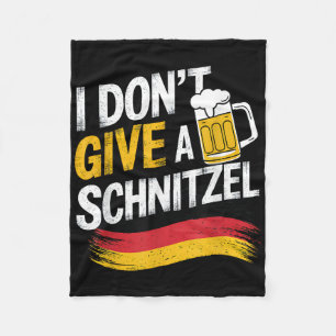 Cobertor De Velo Não Dou Engraçada A Uma Cerveja Alemã Schnitzel