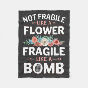Cobertor De Velo Não é frágil como uma flor frágil como uma bom